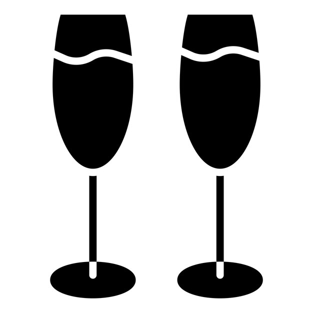 Diseño vectorial Estilo del icono de la fiesta
