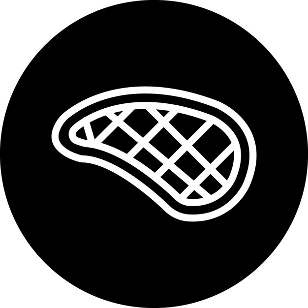 Diseño vectorial del estilo del icono del filete