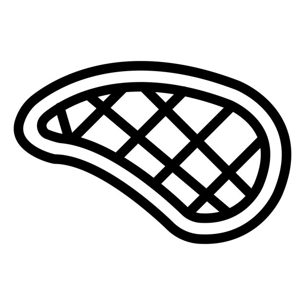 Diseño vectorial del estilo del icono del filete