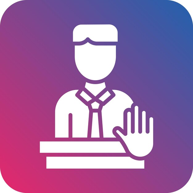 Diseño vectorial Estilo del icono de Filibuster