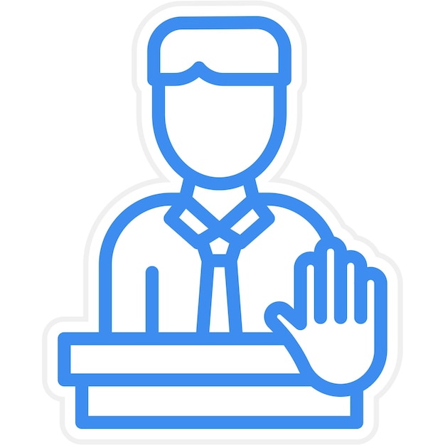 Diseño vectorial Estilo del icono de Filibuster