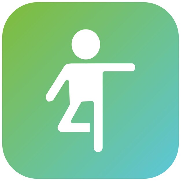 Diseño vectorial Estilo del icono de fisioterapia