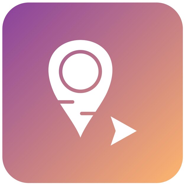 Diseño vectorial Estilo del icono de la flecha este