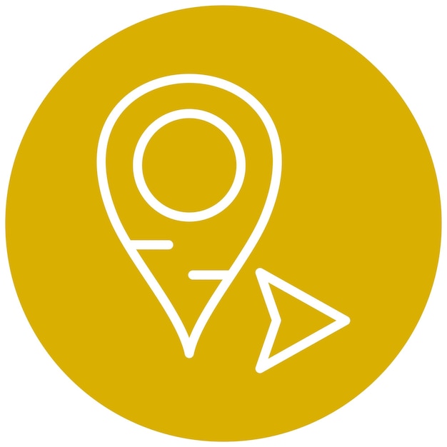 Diseño vectorial Estilo del icono de la flecha este
