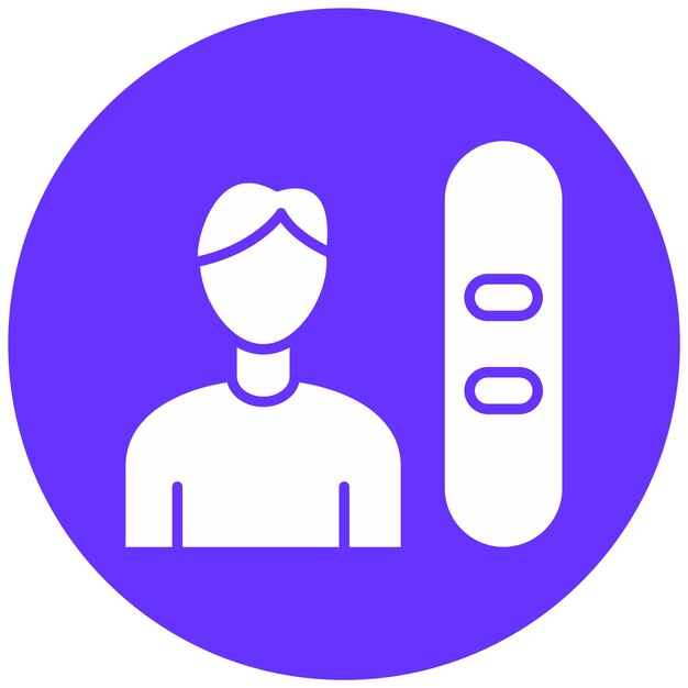 Diseño vectorial Estilo del icono de Flowrider