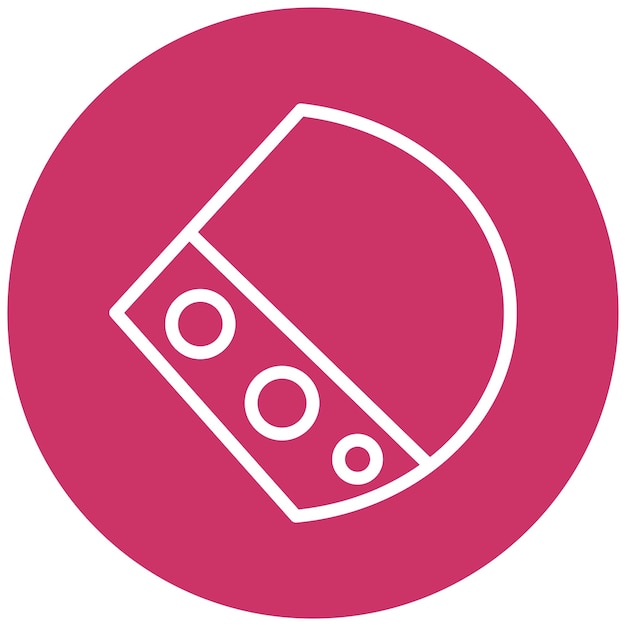 Diseño vectorial Estilo del icono de Fontina