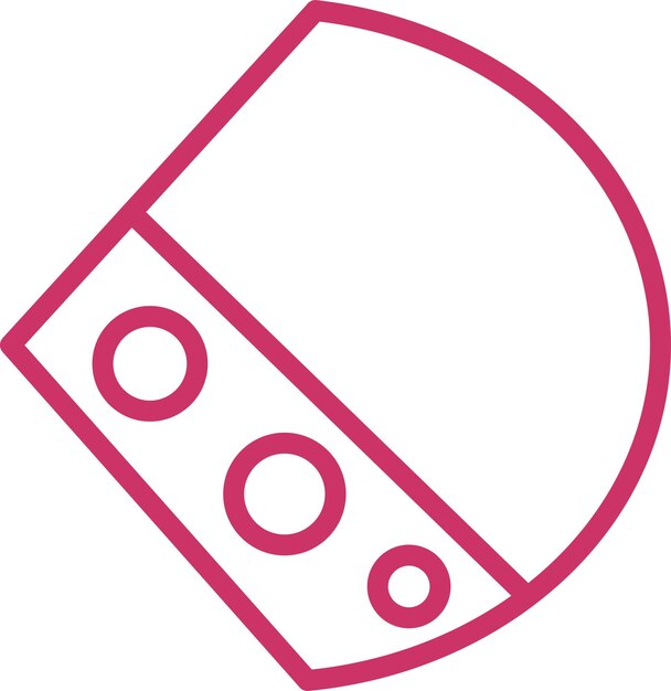 Diseño vectorial Estilo del icono de Fontina