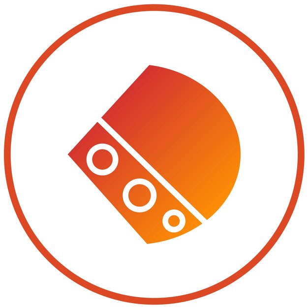 Diseño vectorial Estilo del icono de Fontina