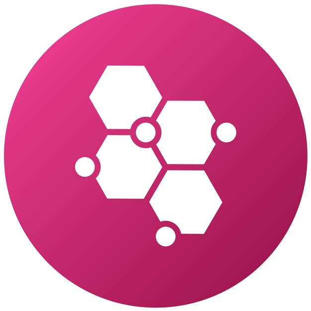 Diseño vectorial Estilo del icono de la fórmula química
