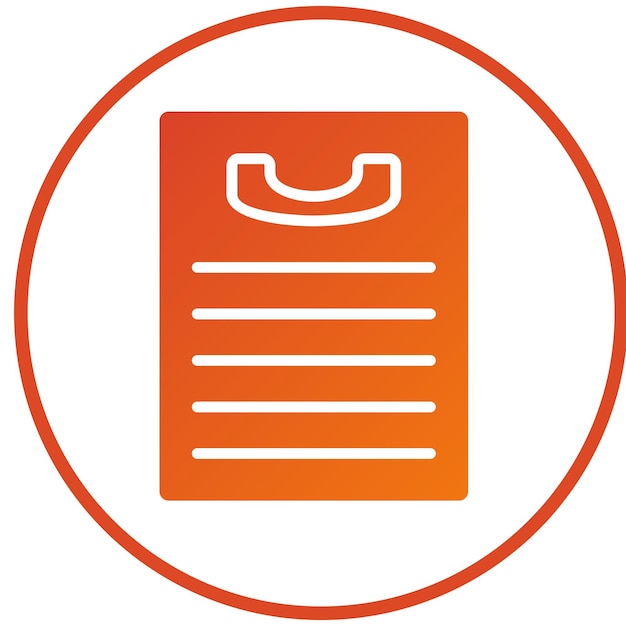 Diseño vectorial Estilo del icono del formulario de contacto