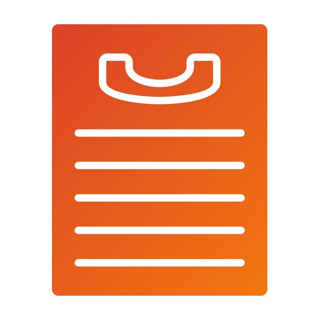 Diseño vectorial Estilo del icono del formulario de contacto