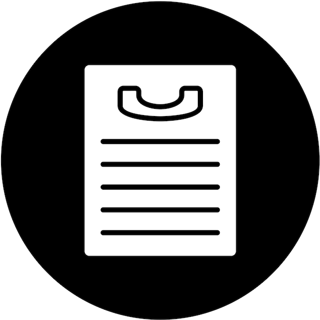 Diseño vectorial Estilo del icono del formulario de contacto