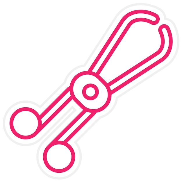 Diseño vectorial Estilo del icono de las forzas