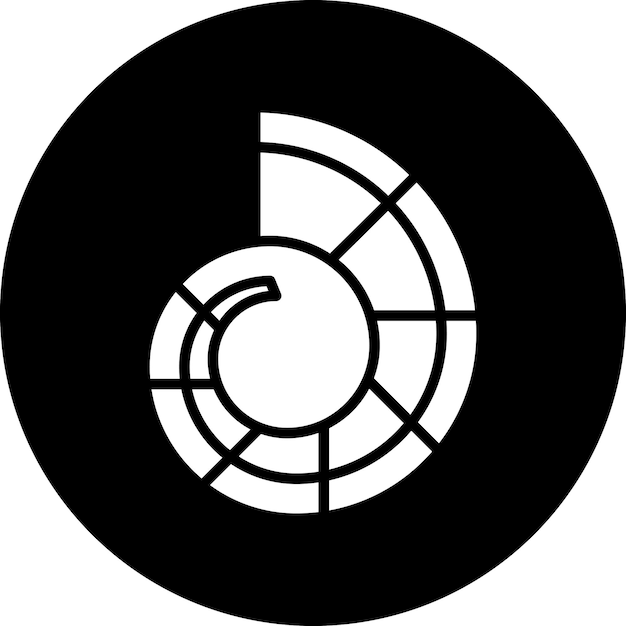 Diseño vectorial Estilo de icono fósil