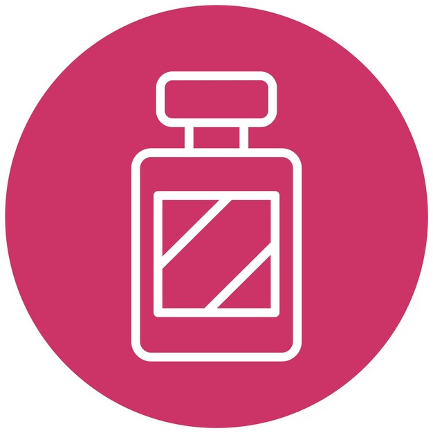 Diseño vectorial de estilo de icono de fragancia