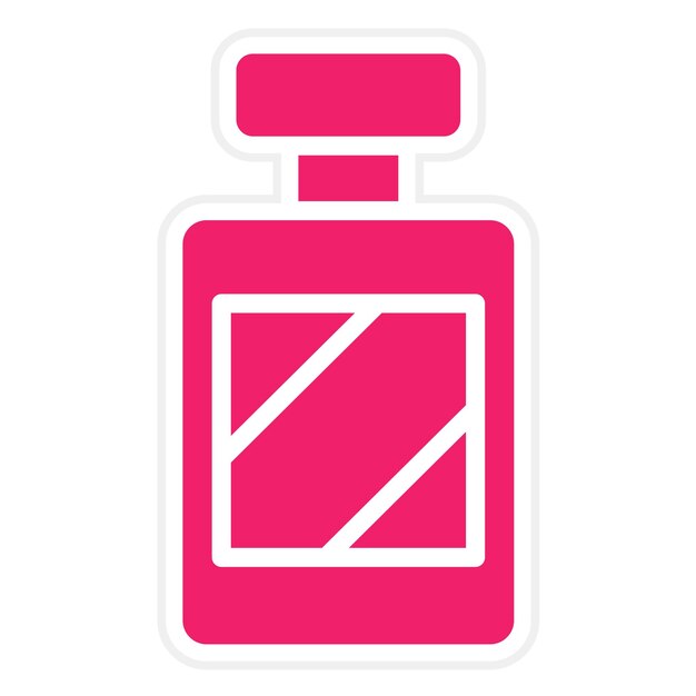 Diseño vectorial de estilo de icono de fragancia