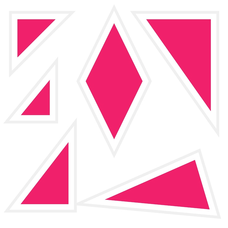 Vector diseño vectorial estilo del icono del fragmento de hielo