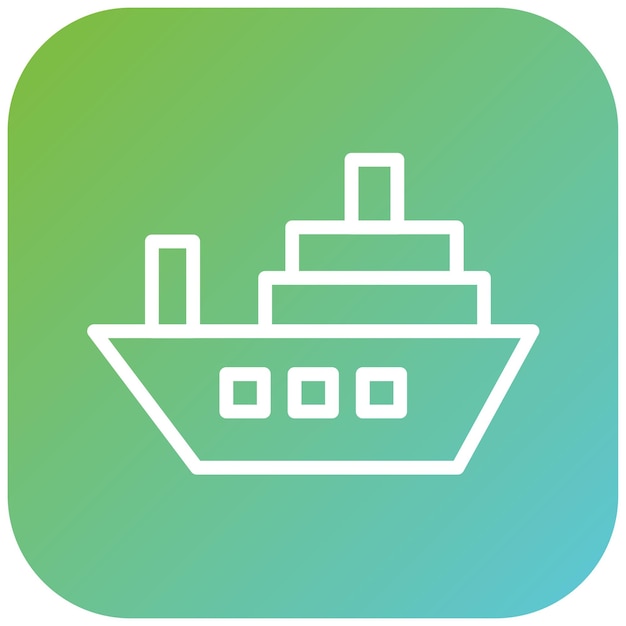 Diseño vectorial Estilo de icono de Fresh Harbor