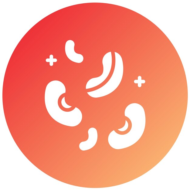Diseño vectorial de estilo de icono de frijoles negros