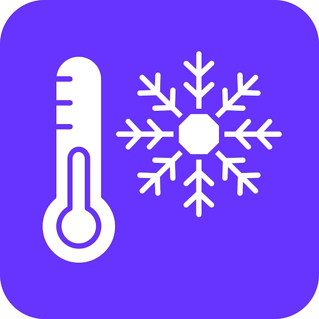 Diseño vectorial Estilo de icono frío