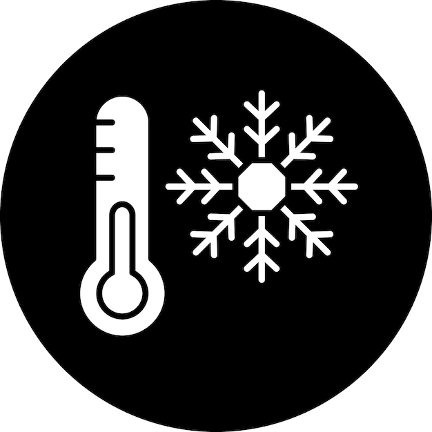 Diseño vectorial Estilo de icono frío