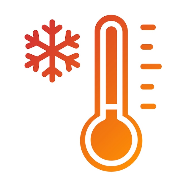 Diseño vectorial Estilo de icono frío
