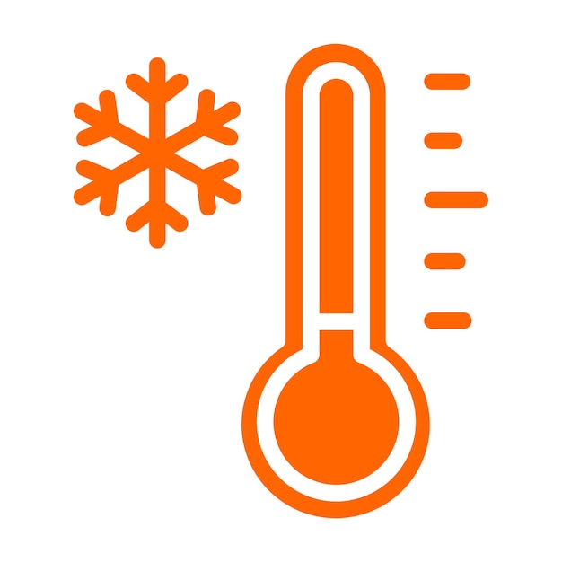 Diseño vectorial Estilo de icono frío