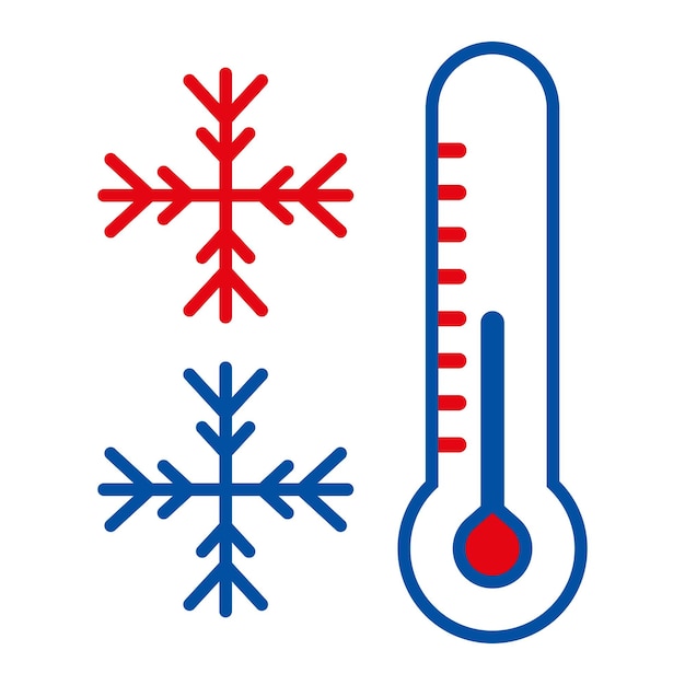 Diseño vectorial Estilo de icono frío