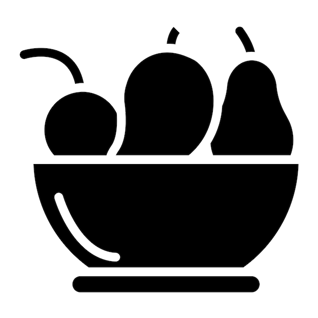 Diseño vectorial del estilo del icono de Fruit Confit