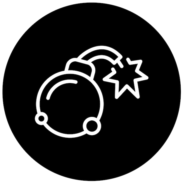 Diseño vectorial Estilo del icono de fusión de chispas