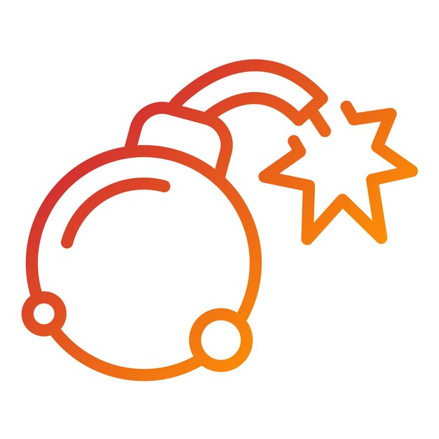 Diseño vectorial Estilo del icono de fusión de chispas