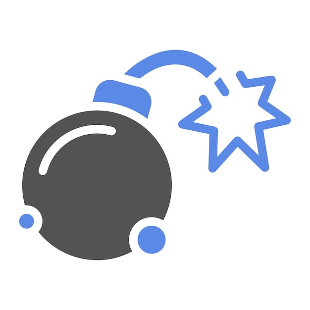 Diseño vectorial Estilo del icono de fusión de chispas