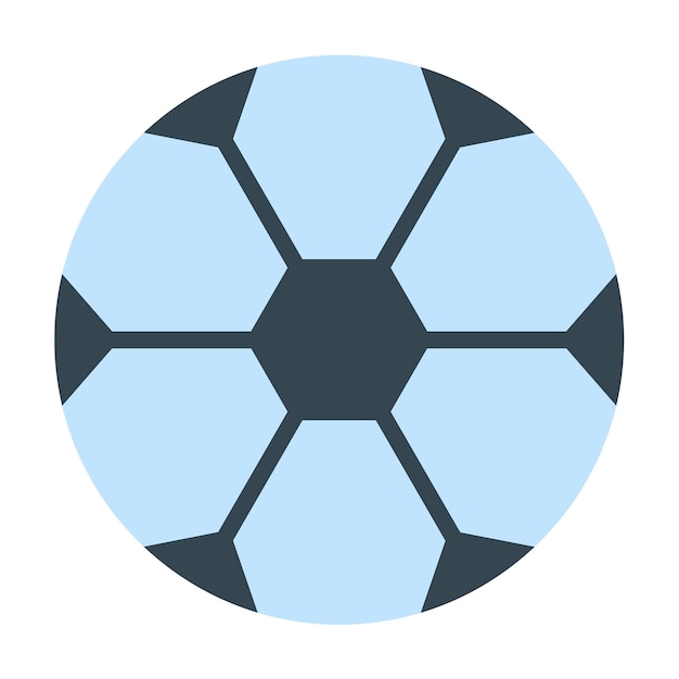 Diseño vectorial de estilo de icono de fútbol