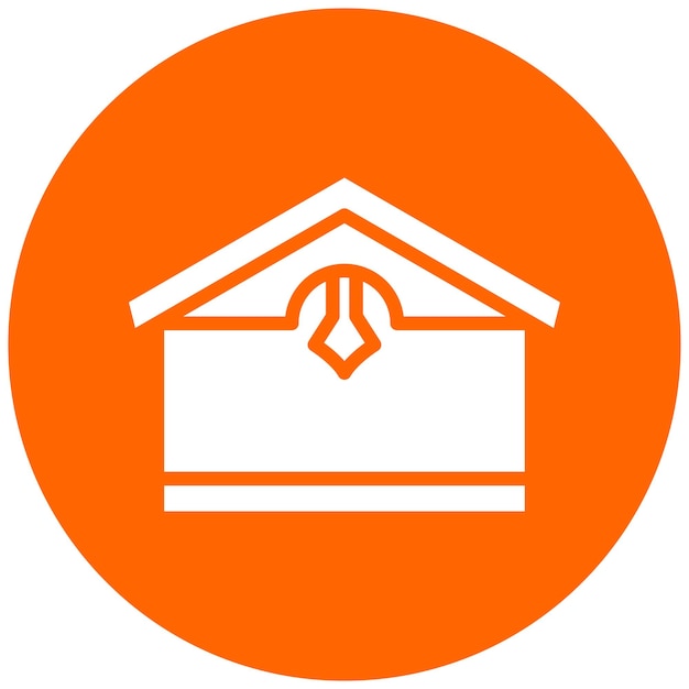 Diseño vectorial Estilo del icono del gabinete