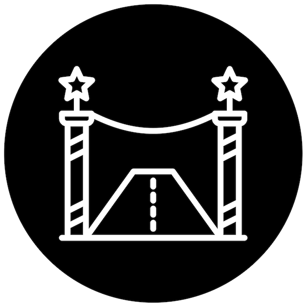 Diseño vectorial Estilo de icono de gala