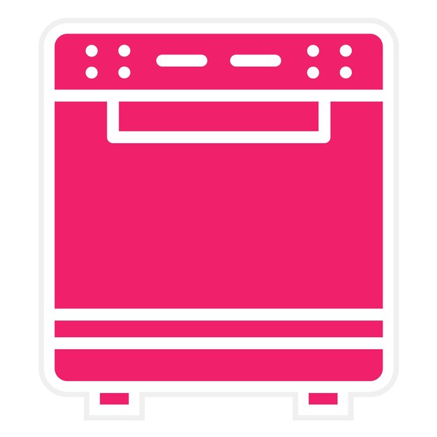 Diseño vectorial Estilo del icono de la gama eléctrica