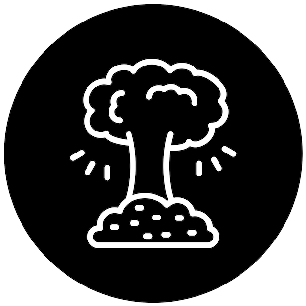 Diseño vectorial Estilo del icono del géiser