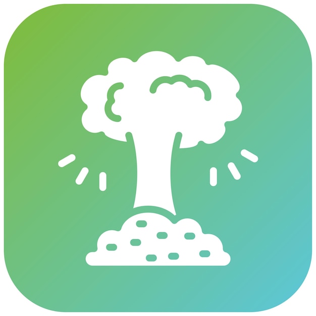 Diseño vectorial Estilo del icono del géiser
