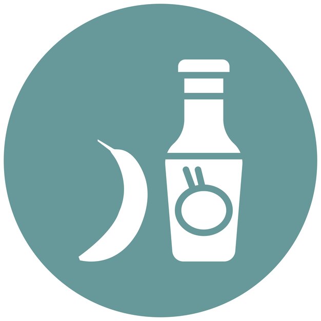 Diseño vectorial del estilo del icono de gel de frutas