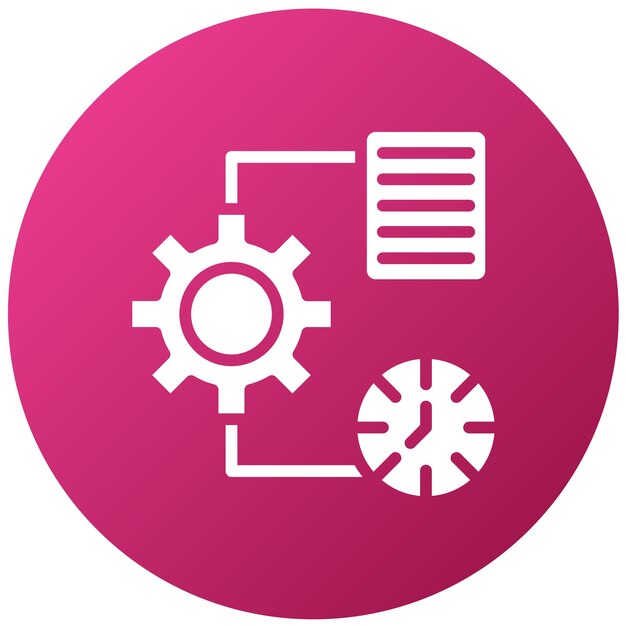 Diseño vectorial Estilo del icono de gestión del estrés