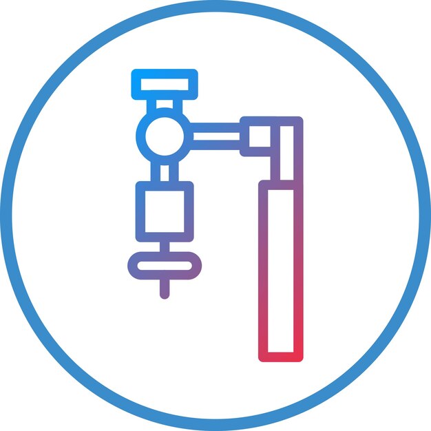 Diseño vectorial de estilo de icono de Gimbal
