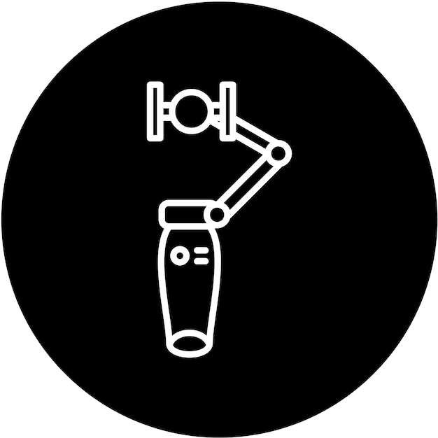 Diseño vectorial de estilo de icono de Gimbal