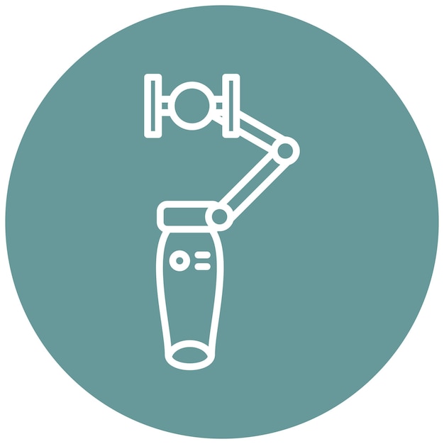 Diseño vectorial de estilo de icono de Gimbal