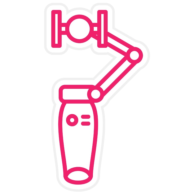 Diseño vectorial de estilo de icono de Gimbal