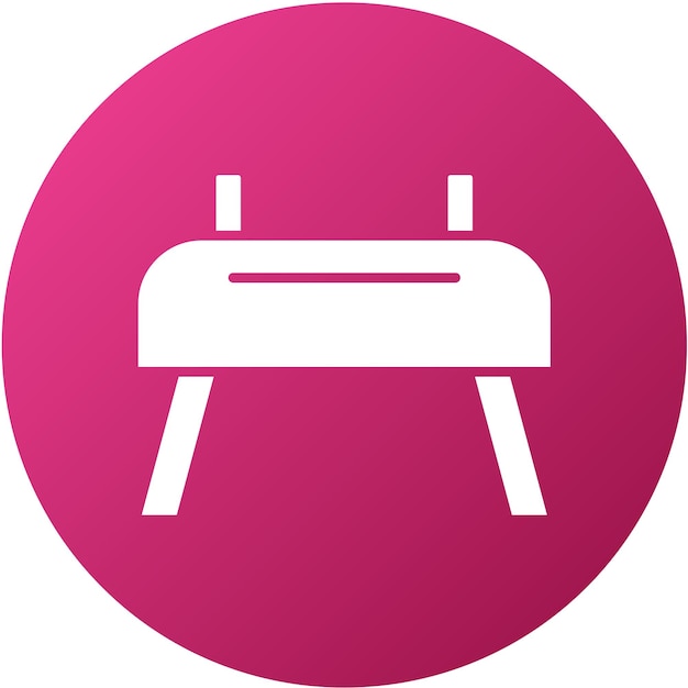 Diseño vectorial Estilo de icono de gimnasia de cabra