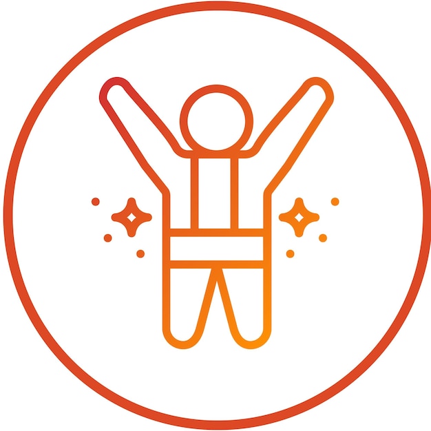 Diseño vectorial Estilo de icono de Gladsome