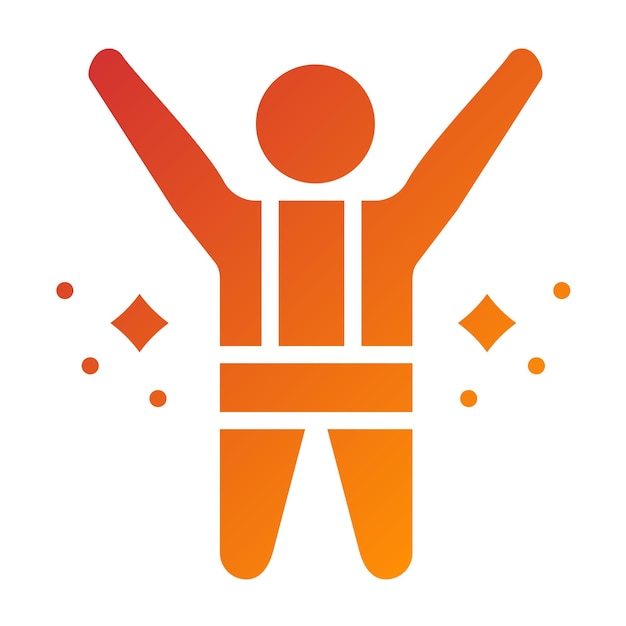 Diseño vectorial Estilo de icono de Gladsome