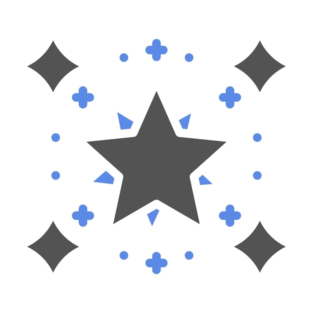 Diseño vectorial estilo de icono Glam
