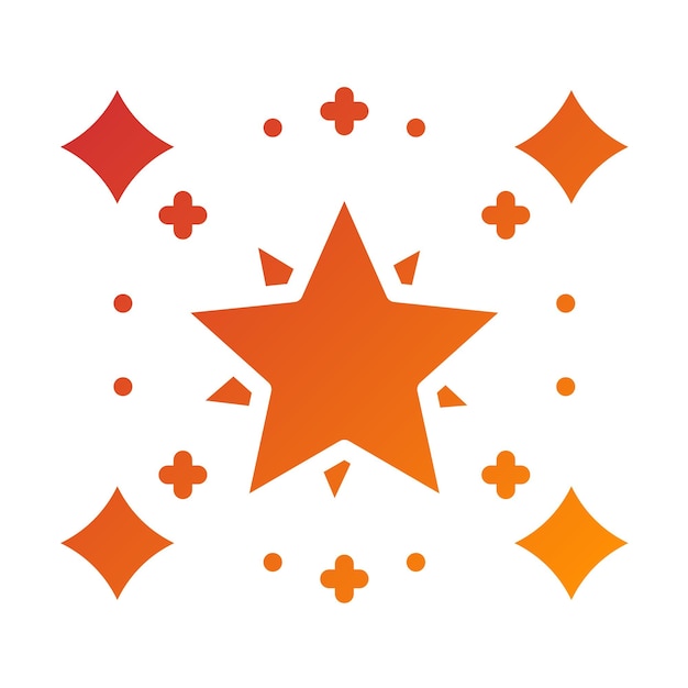 Diseño vectorial estilo de icono Glam