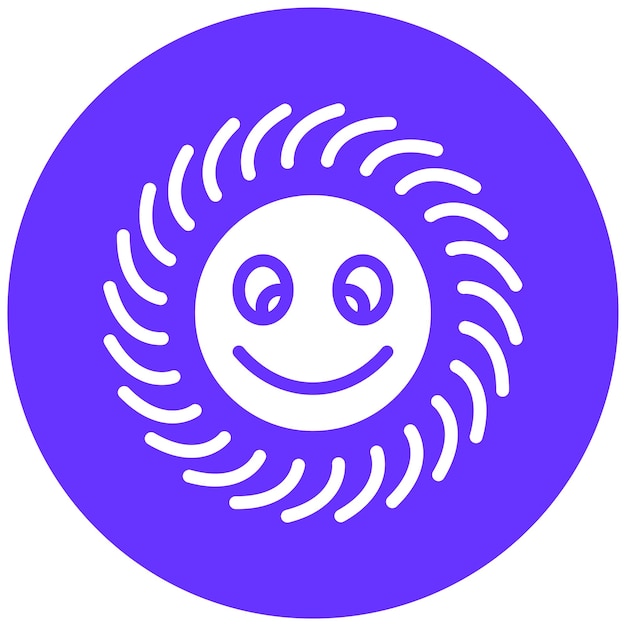 Diseño vectorial Estilo del icono de Gleeful Gyrator